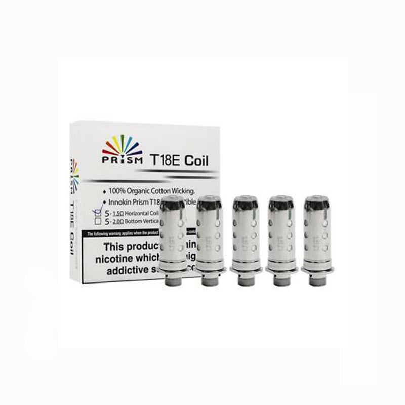 Innokin T18E / T22E Replacement Prism Coils - 1.5 Ohm (Pack of 5) - Vapourse