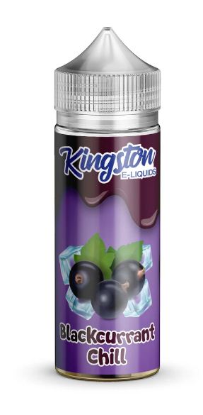 Kingston Blackcurrant Chill E-Liquid 100ml | Refreshing Menthol Blast - Vapourse