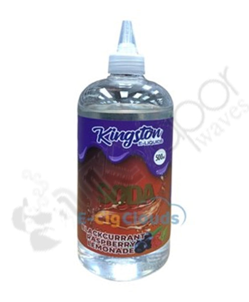 Kingston Blackcurrant Raspberry Lemonade Soda E-Liquid 500ml - Refreshing Fruity Blend - Vapourse