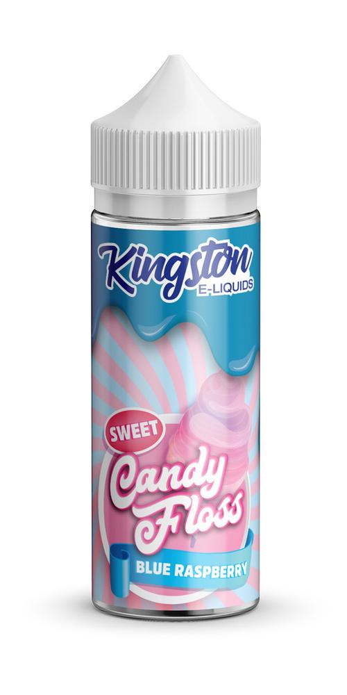 Kingston Candy Floss - Blue Raspberry E-Liquid 100ml | Sweet Cotton Candy Flavor - Vapourse