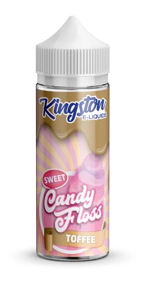 Kingston Candy Floss - Toffee E-Liquid 100ml | Sweet & Creamy Treat - Vapourse