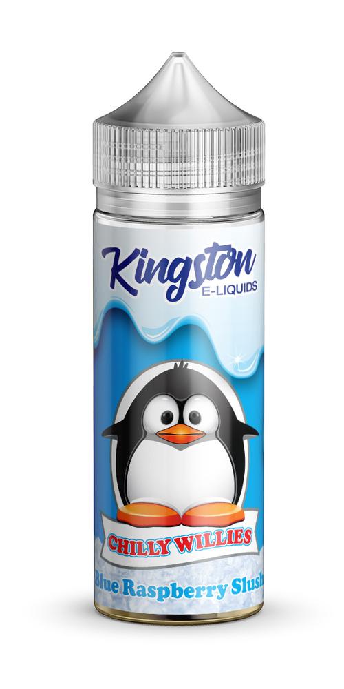 Kingston Chilly Willies - Blue Raspberry Slush E-Liquid 100ml | Refreshing Fruity Delight - Vapourse