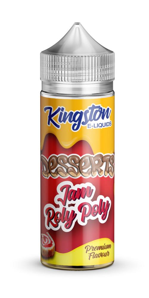 Kingston Desserts - Jam Roly Poly E-Liquid 100ml | Classic Dessert Flavor - Vapourse