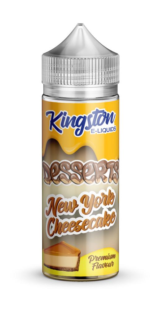 Kingston Desserts - New York Cheesecake E-Liquid 100ml | Creamy Cheesecake Delight - Vapourse