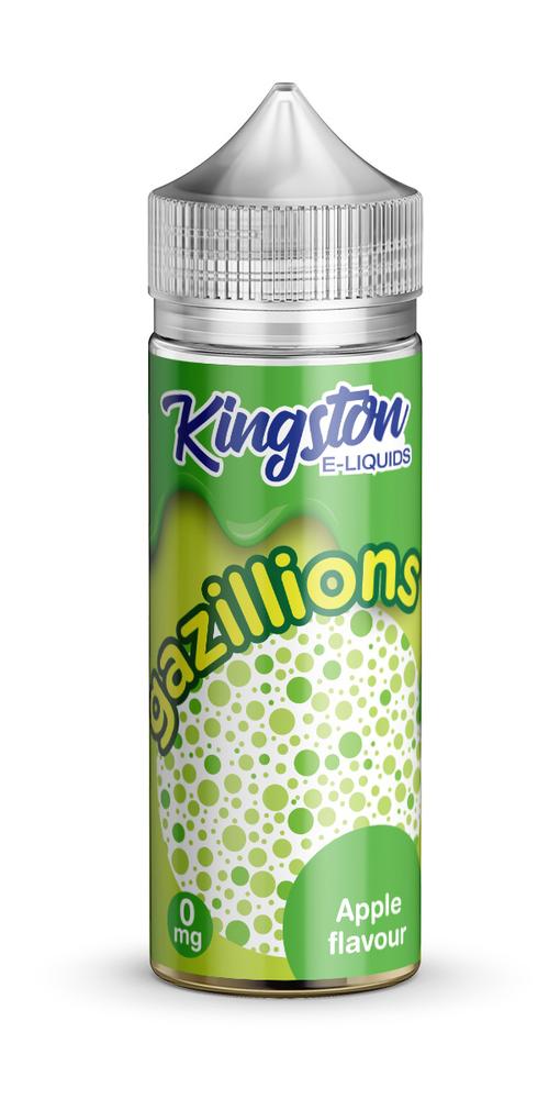 Kingston Gazillions - Apple E-Liquid 100ml | Sweet Bubblegum & Crisp Apple Fusion - Vapourse