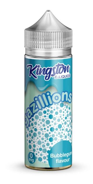 Kingston Gazillions - Bubblegum E-Liquid 100ml | Classic Sweet Bubblegum Flavor - Vapourse