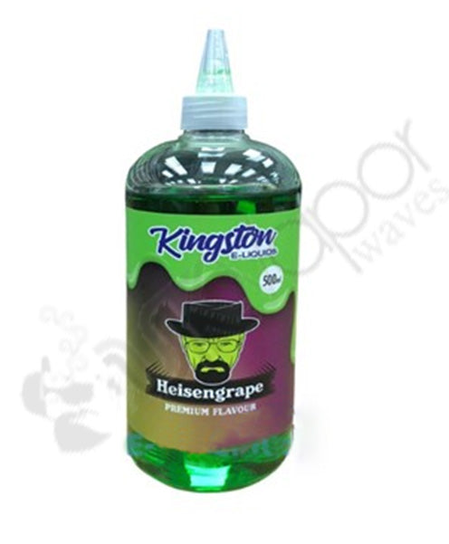 Kingston Heisengrape E-Liquid 500ml - Fruity Menthol Delight - Vapourse
