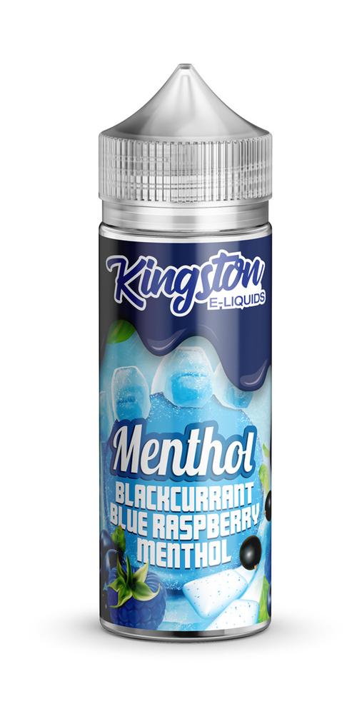 Kingston Menthol - Blackcurrant Blue Raspberry E-Liquid 100ml | Icy Berry Fusion - Vapourse