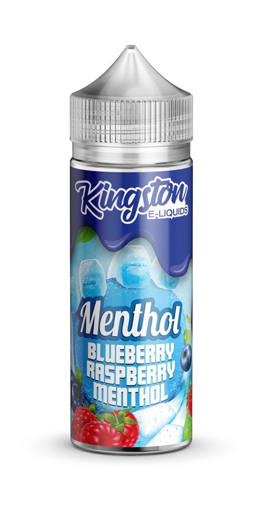 Kingston Menthol - Blueberry Raspberry Menthol E-Liquid 100ml | Refreshing Berry Blast - Vapourse