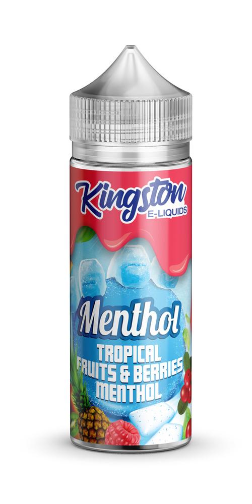 Kingston Menthol - Tropical Fruits & Berries E-Liquid 100ml | Exotic Fruit & Icy Refreshment - Vapourse
