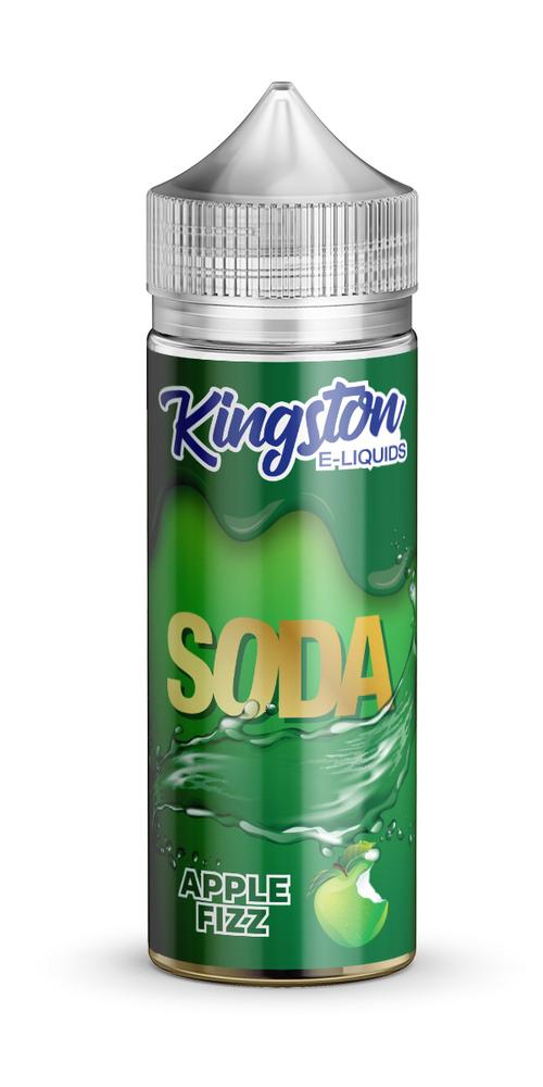Kingston Soda - Apple Fizz E-Liquid 100ml | Crisp Green Apple & Fizzy Refreshment - Vapourse