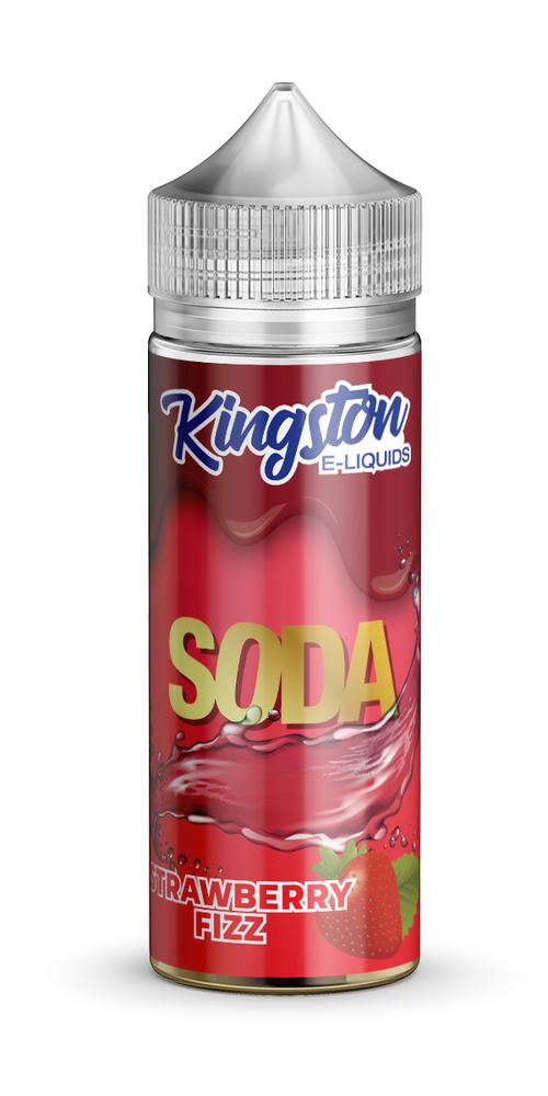 Kingston Soda - Strawberry Fizz E-Liquid 100ml | Fizzy Strawberry Refreshment - Vapourse