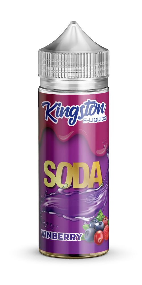 Kingston Soda - Vineberry E-Liquid 100ml | Fruity Fizz Medley - Vapourse