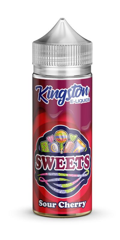 Kingston Sweets - Sour Cherry E-Liquid 100ml | Tangy Cherry Candy Flavor - Vapourse