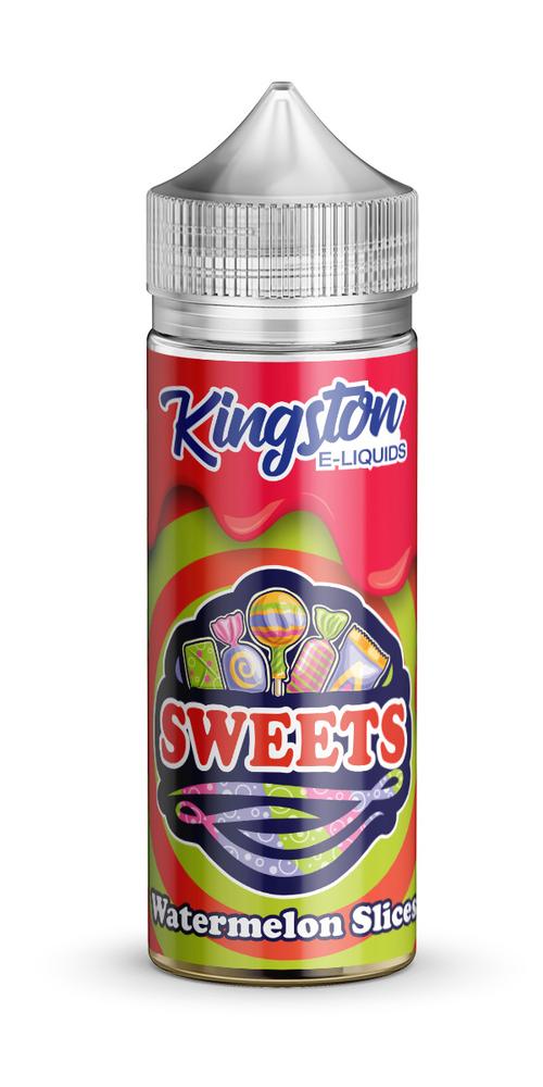 Kingston Sweets - Watermelon Slices E-Liquid 100ml | Sweet & Sour Watermelon Candy - Vapourse