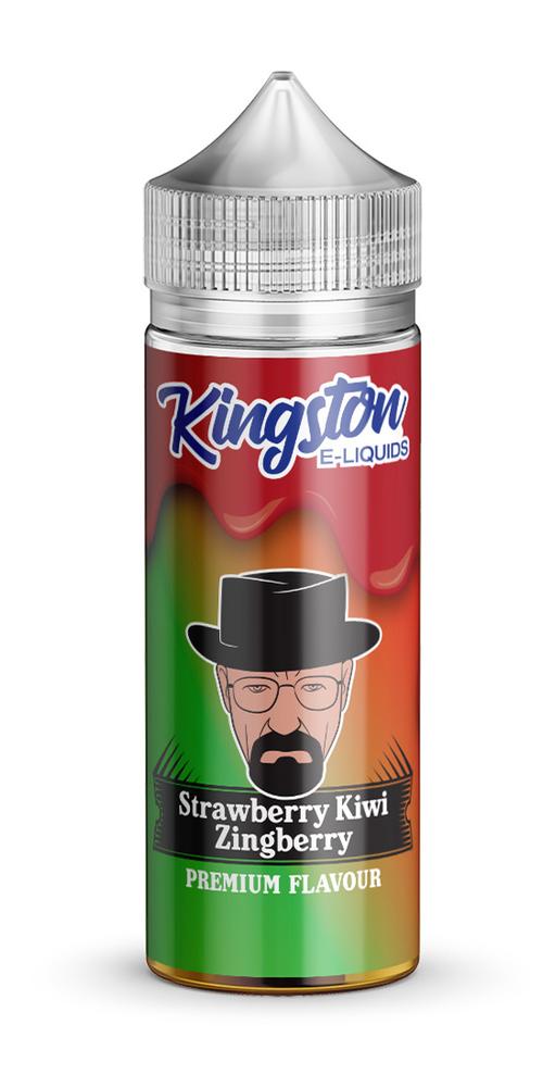 Kingston Zingberry - Strawberry Kiwi Zingberry E-Liquid 100ml | Fruity & Refreshing Medley - Vapourse