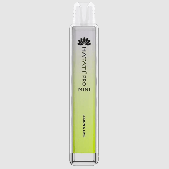 Lemon & Lime Hayati Pro Mini 600 Disposable Vape - Box of 10 | 20mg Nicotine - Vapourse