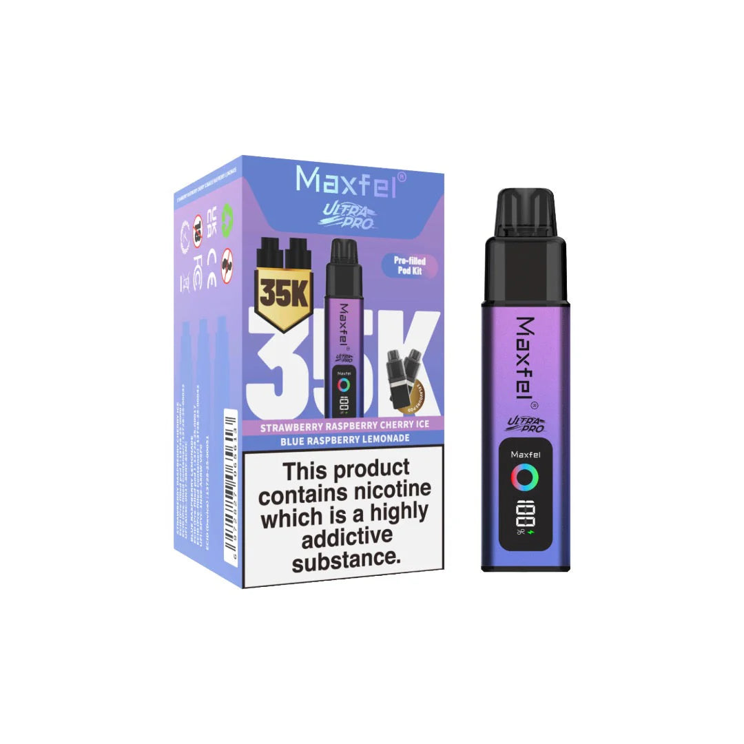 Maxfel Ultra Pro 35K Pre-Filled Pod Kit - Vapourse