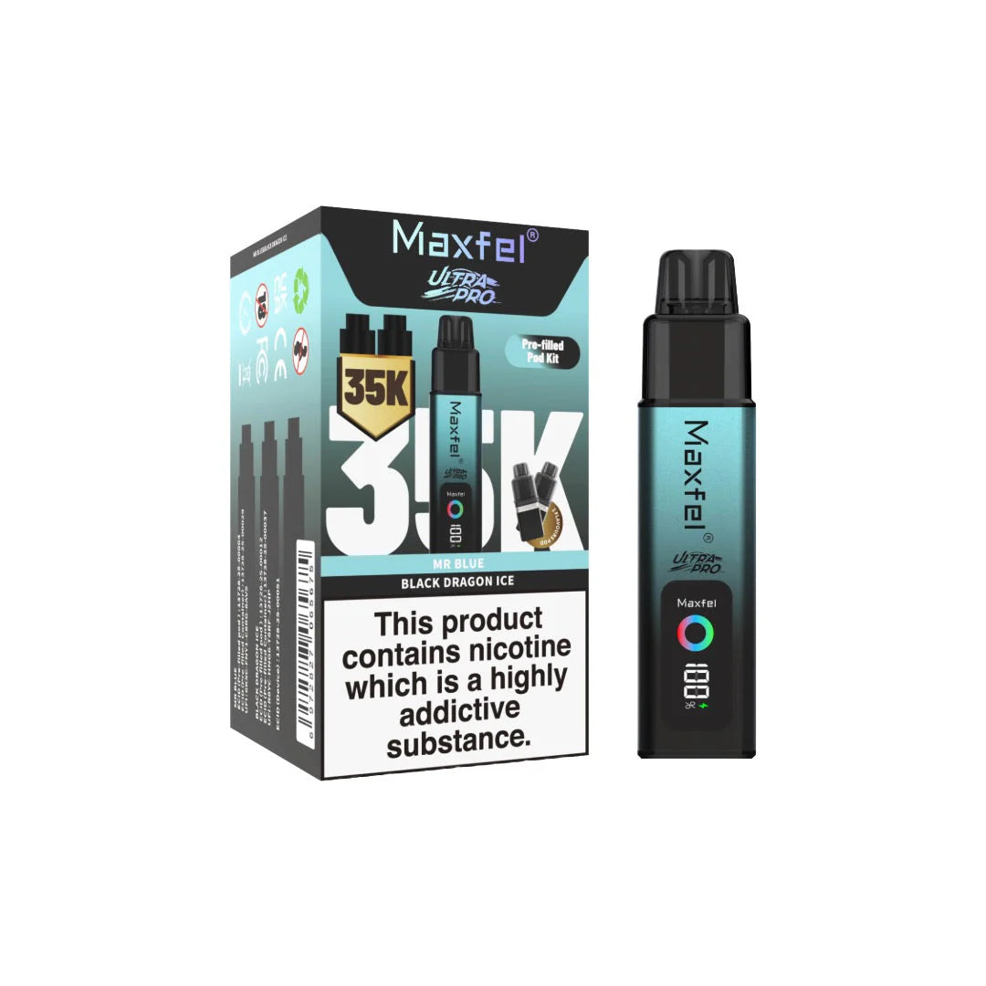 Maxfel Ultra Pro 35K Pre-Filled Pod Kit - Vapourse