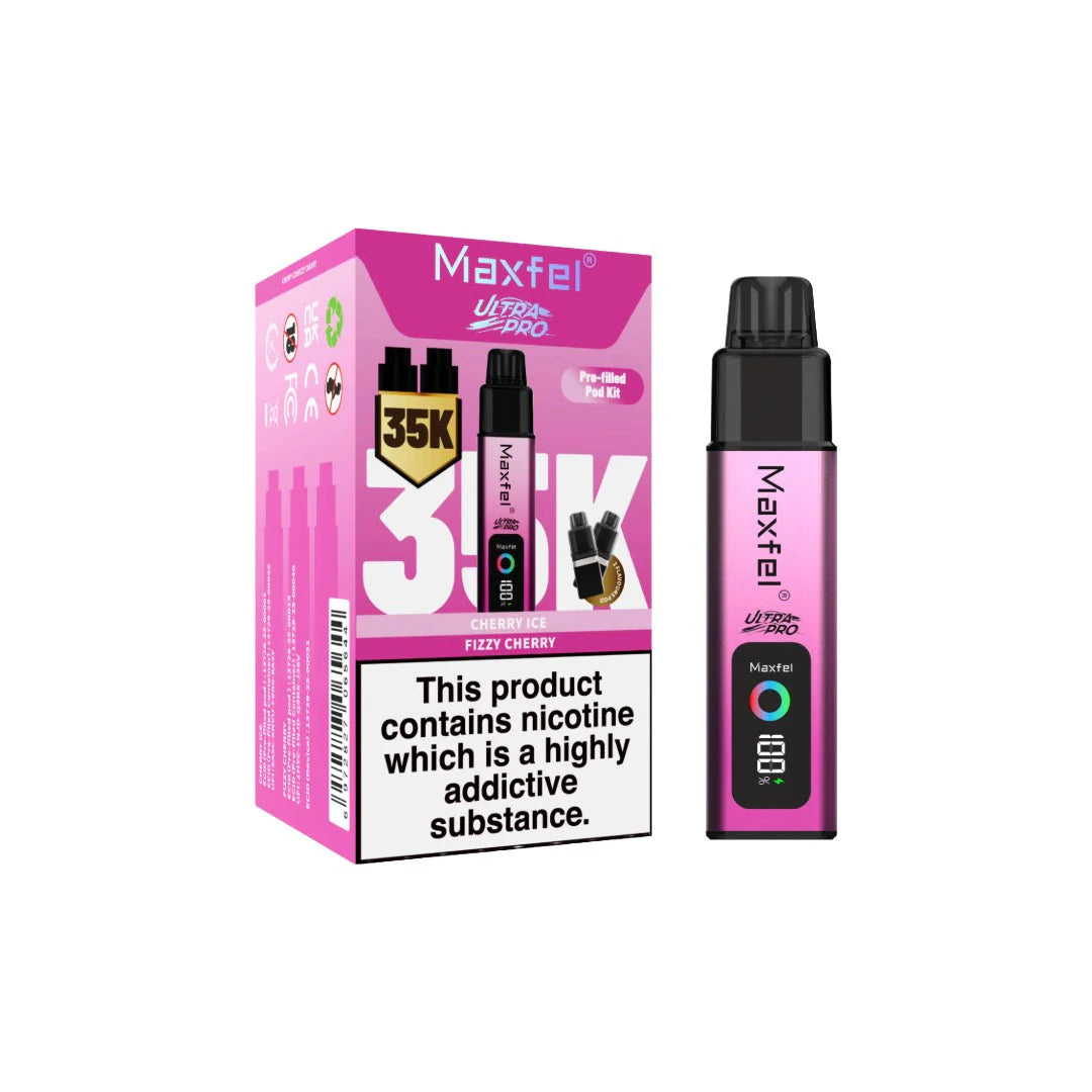 Maxfel Ultra Pro 35K Pre-Filled Pod Kit - Vapourse