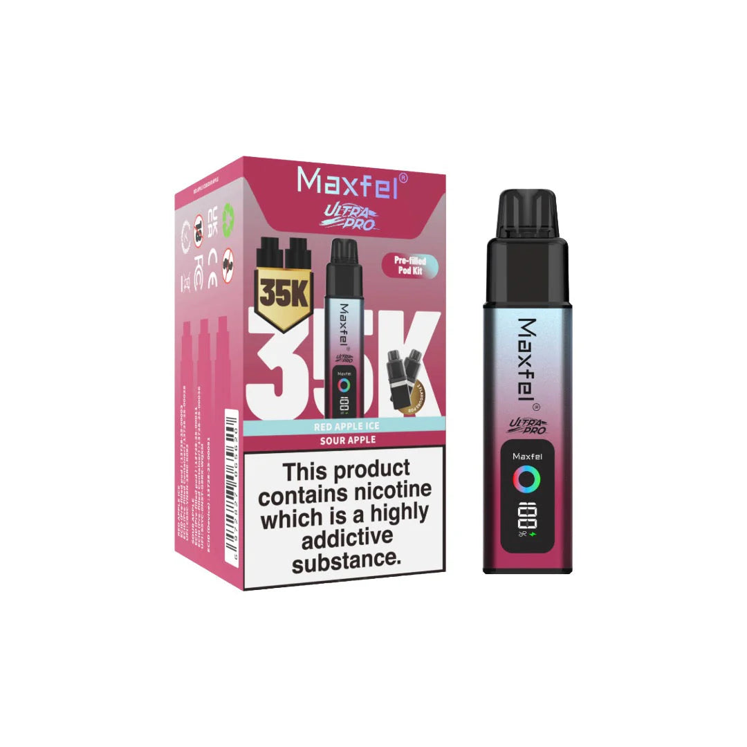 Maxfel Ultra Pro 35K Pre-Filled Pod Kit - Vapourse