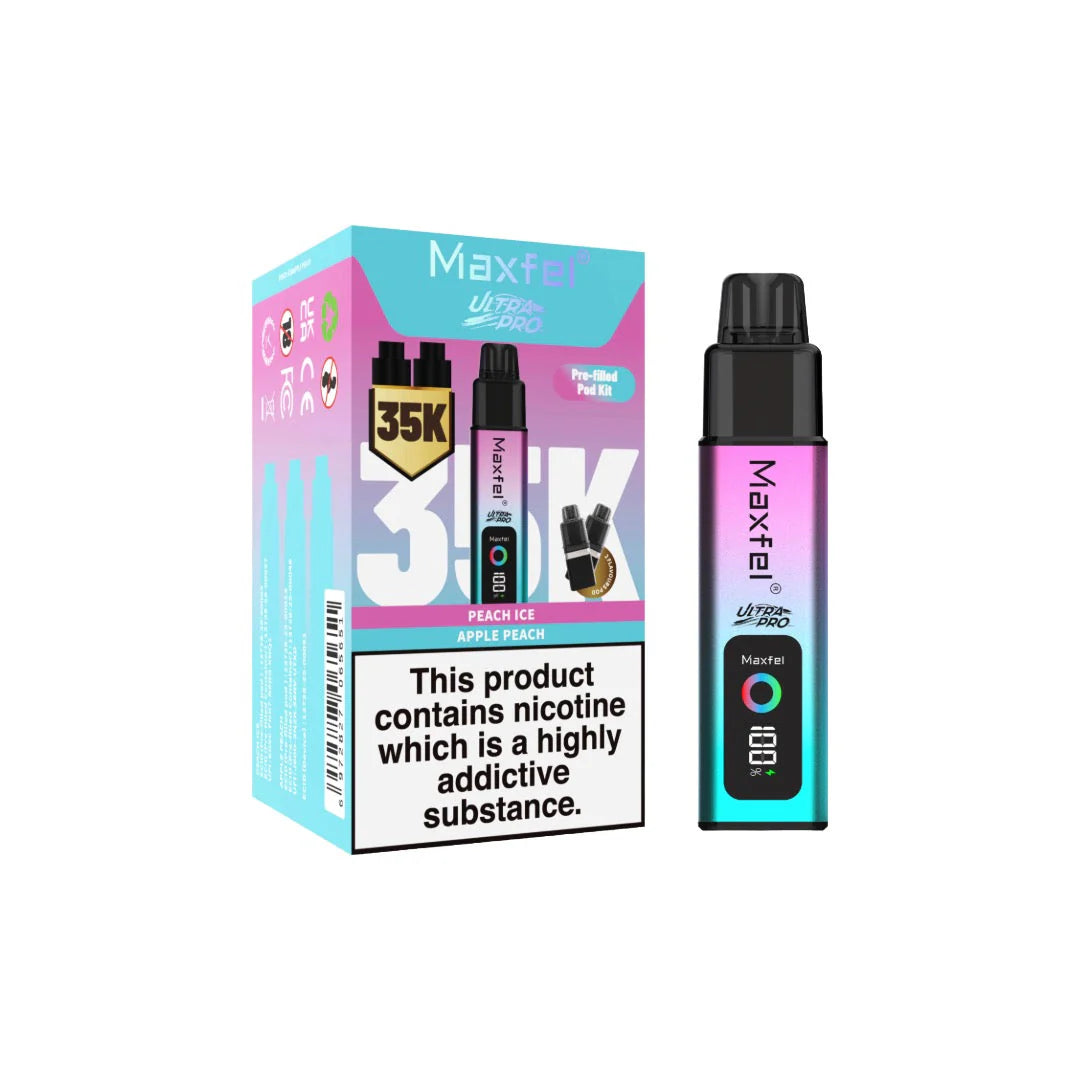 Maxfel Ultra Pro 35K Pre-Filled Pod Kit - Vapourse