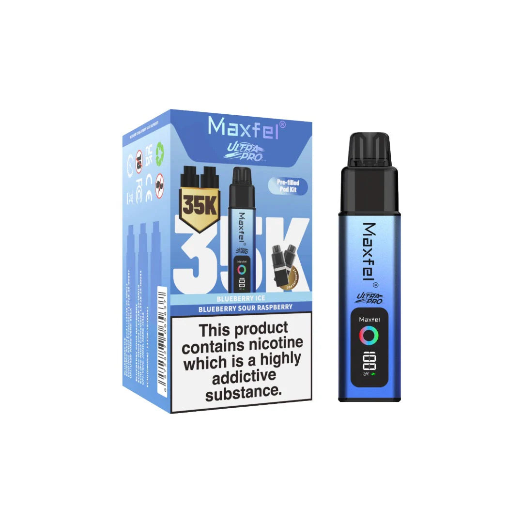 Maxfel Ultra Pro 35K Pre-Filled Pod Kit - Vapourse