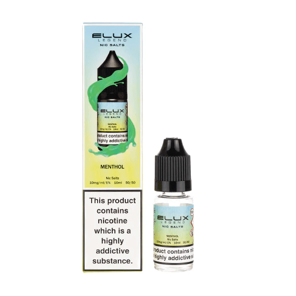 Menthol Nic Salt E-Liquid by Elux Legend - Pack of 10 - Vapourse