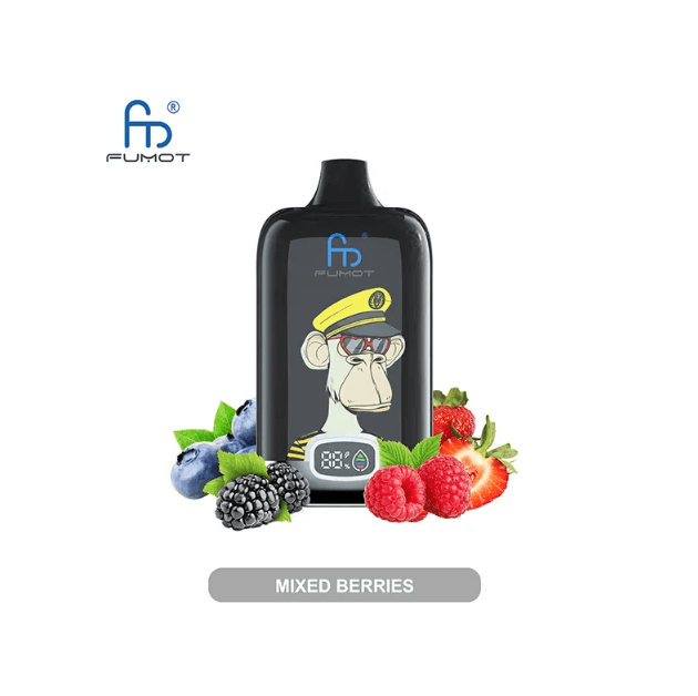Mixed Berries Fumot Digital Box 12000 Disposable Vape - Vapourse