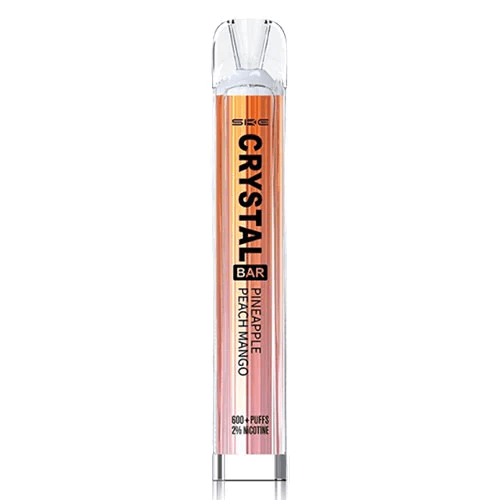 Pineapple Peach Mango SKE Crystal 600 Puffs Disposable Vape Device - Box of 10 - Vapourse