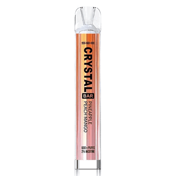 Pineapple Peach Mango SKE Crystal 600 Puffs Disposable Vape Device - Box of 10 - Vapourse