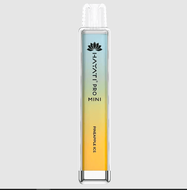 Pineapple Ice Hayati Pro Mini 600 Disposable Vape - Box of 10 | 20mg Nicotine - Vapourse