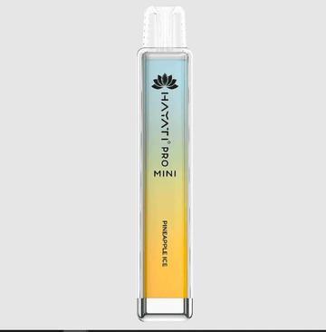 Pineapple Ice Hayati Pro Mini 600 Disposable Vape - Box of 10 | 20mg Nicotine - Vapourse
