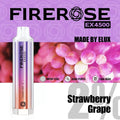 Rainbow Elux FireRose EX4500 Disposable Vape - Vapourse