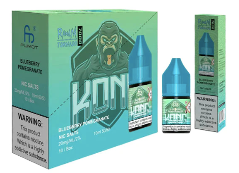 RandM Tornado 7000 Blueberry Pomegranate Nic Salt - 10ml Box of 10 - Vapourse