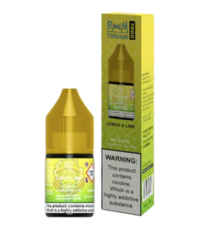 RandM Tornado 7000 Lemon & Lime Nic Salt - 10ml Box of 10 - Vapourse