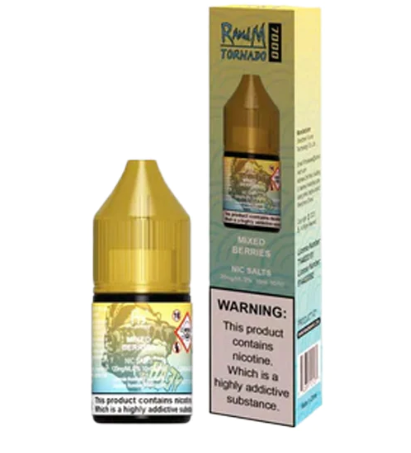 RandM Tornado 7000 Mixed Berries Nic Salt - 10ml Box of 10 - Vapourse