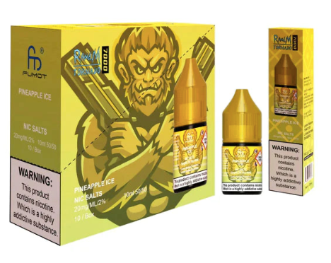 RandM Tornado 7000 Pineapple Ice Nic Salt - 10ml Box of 10 - Vapourse