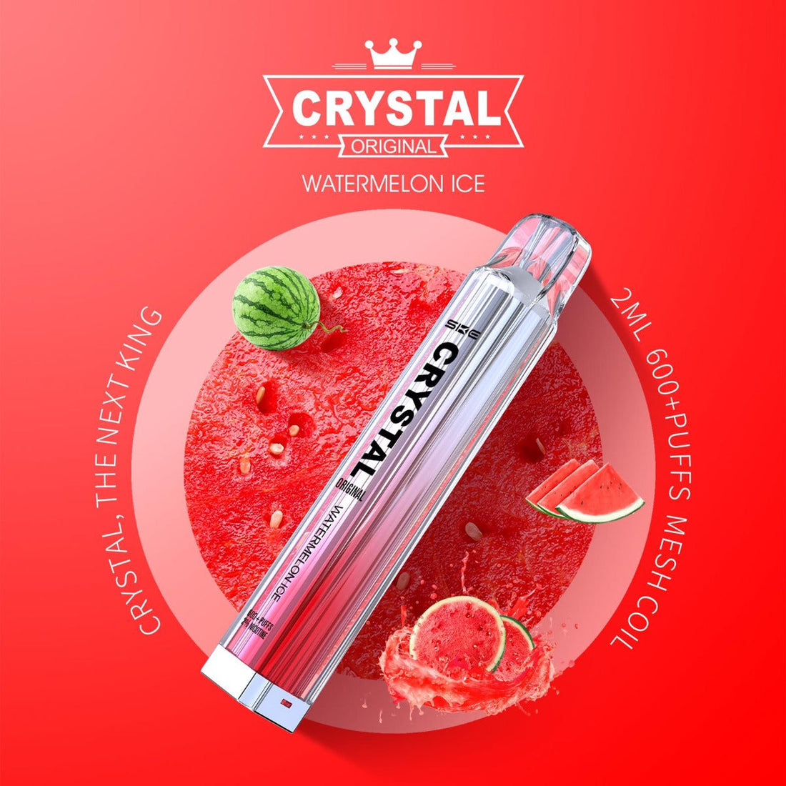 SKE Crystal Bar 600 Puff Disposable Vape - Vapourse