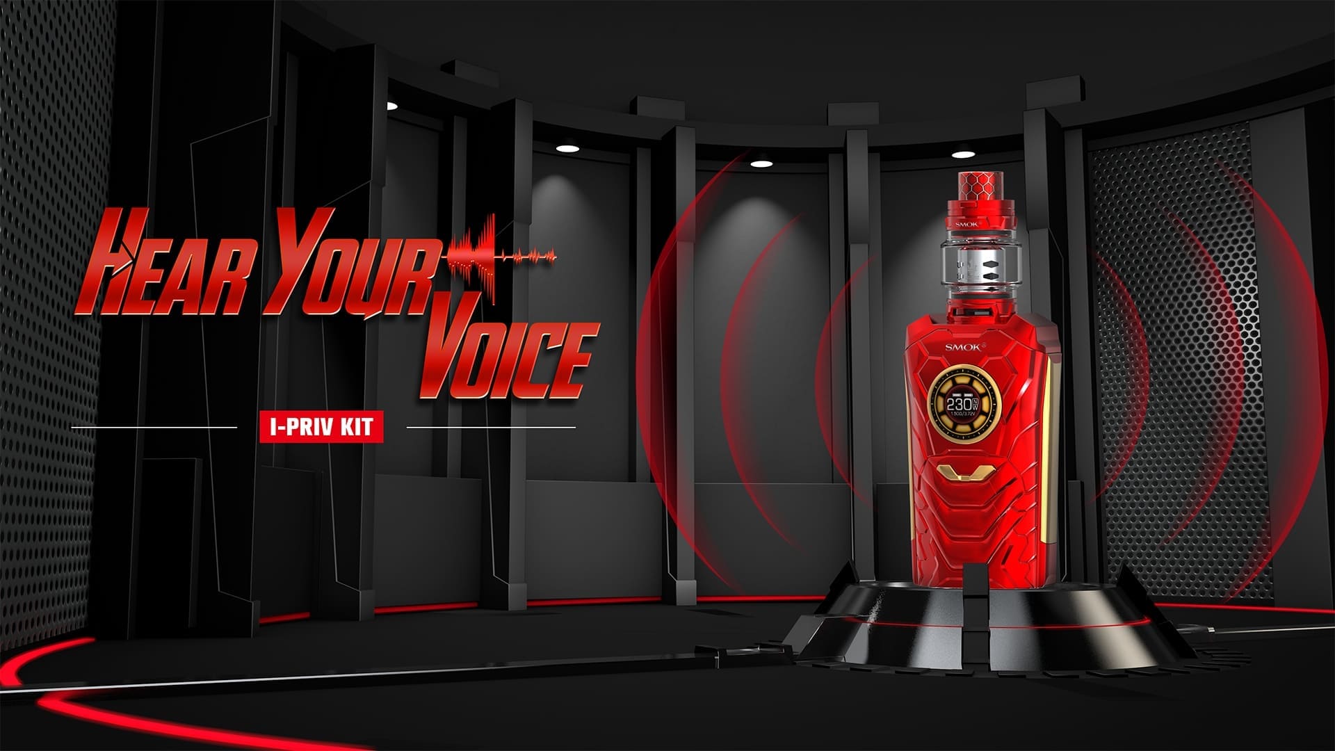 SMOK I-Priv 230W Vape Kit with TFV12 Prince Tank - Innovative and Powerful - Vapourse