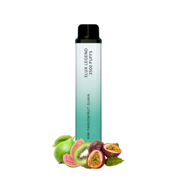 Elux Legend Kiwi Passionfruit Guava 3500 Disposable Box of 10 - £55