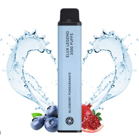 Elux Legend Blueberry Pomegranate 3500 prefilled Pack of 10 - £69.99