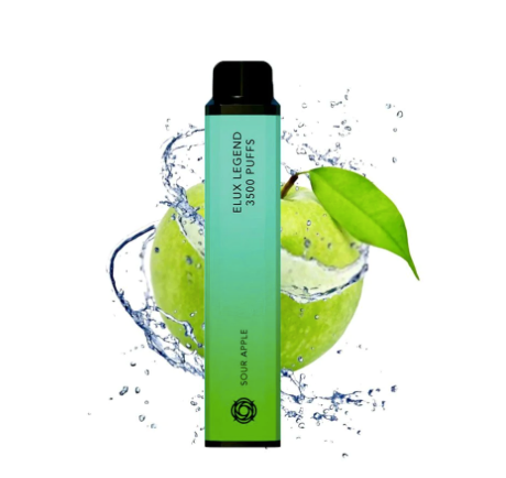 Elux Legend Sour Apple 3500 Disposable Pack of 10 - £79.99