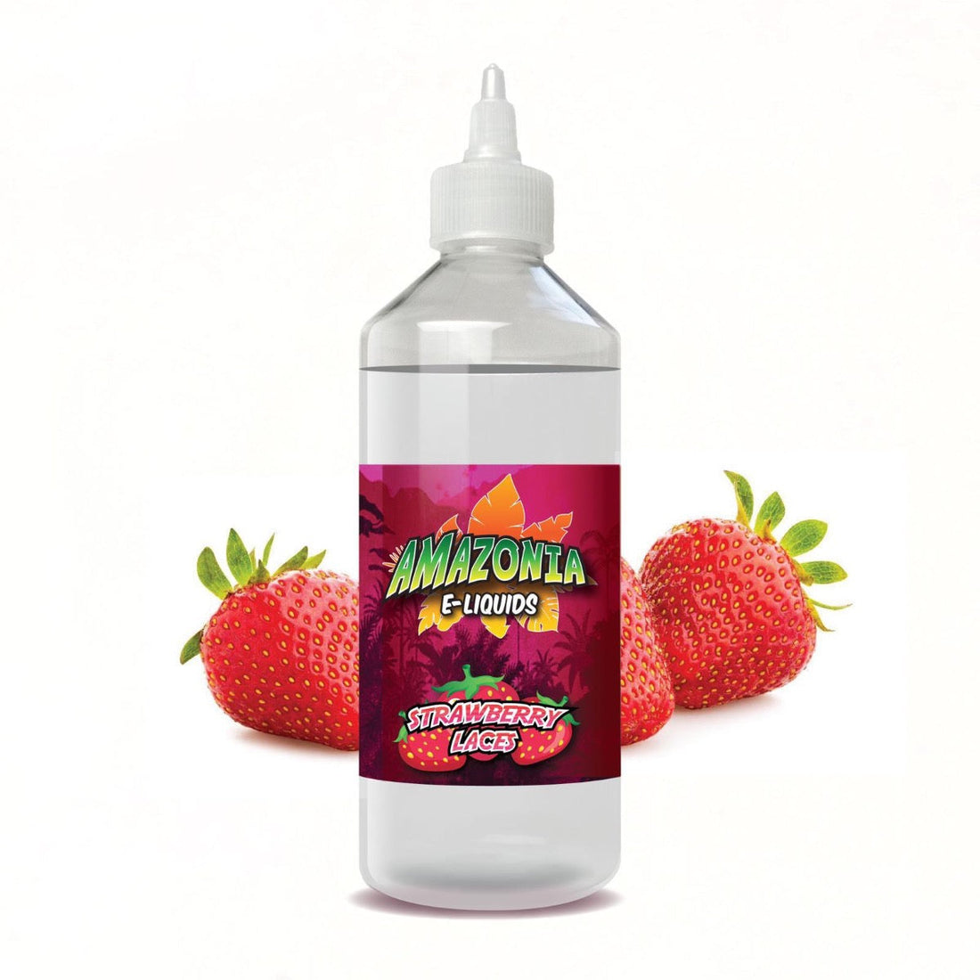 Strawberry Laces by Amazonia E-Liquids - 500ml Shortfill - Vapourse