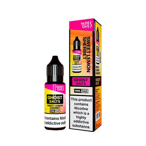Sweet Lemon Sherbet Ghost Nic Salts Vape Bars - 10ml - Vapourse