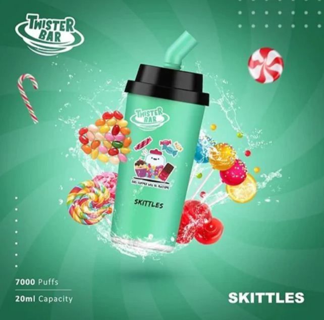 Twister Bar 7000 Puffs Disposable Vape - Ultimate Convenience and Flavor - Vapourse
