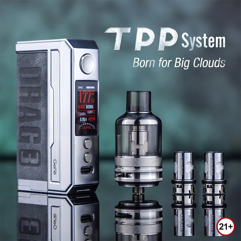 VOOPOO DRAG 3 Kit - 177W Dual 18650 Mod with GENE.FAN 2.0 Chip - Vapourse
