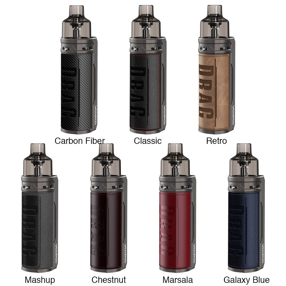 VOOPOO Drag S 60W Mod Pod Kit - 2500mAh Battery with 4.5ml Capacity - Vapourse