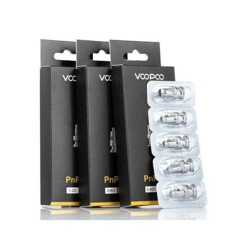 VOOPOO Finic Coils PnP TM1/R1/R2/C1/VM1/VM4/5/6 - Pack of 5 Replacement Coils for Drag X - Vapourse