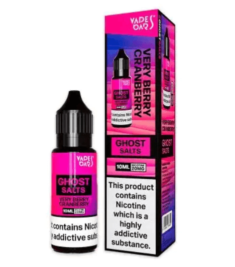Very Berry Cranberry Ghost Nic Salts Vape Bars - 10ml - Vapourse